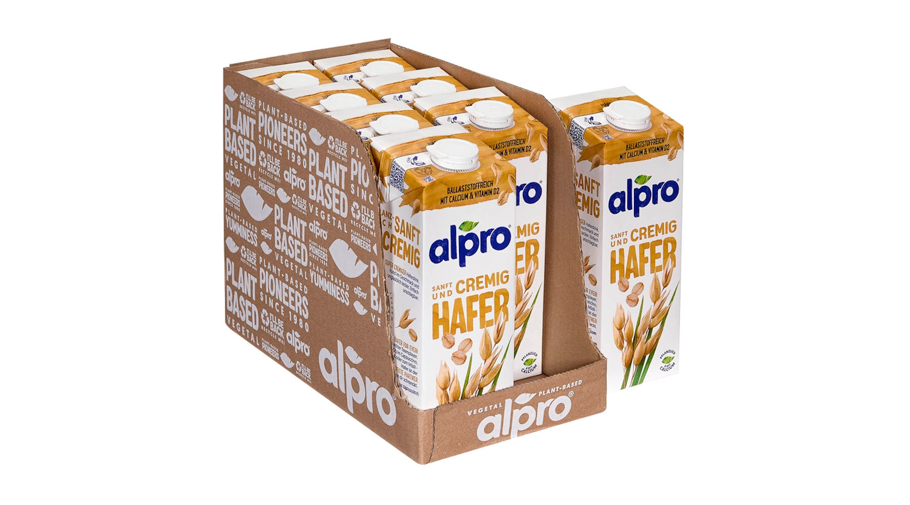 ALPRO® Original Pflanzendrink Hafer 1 Liter 8 Stück/Pack