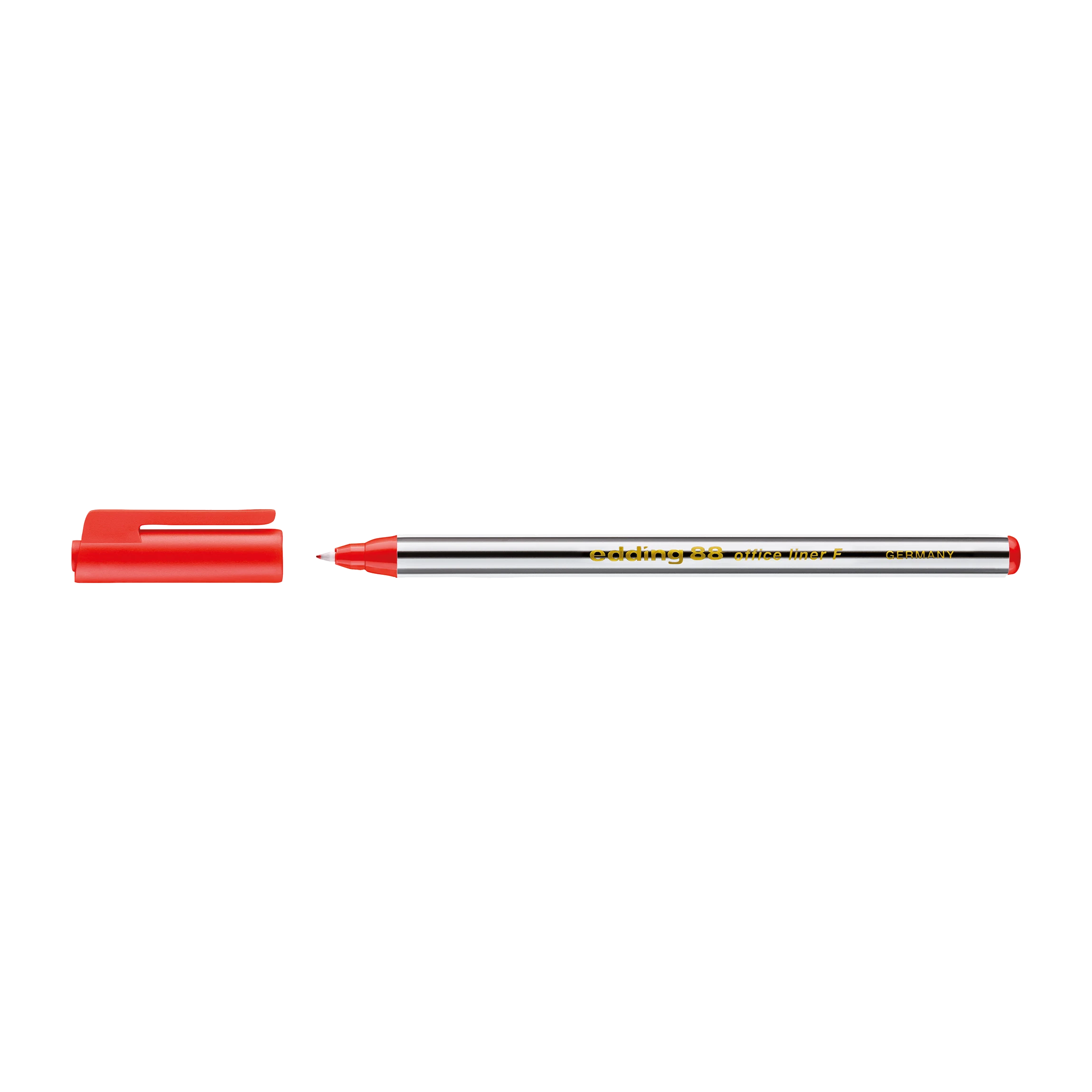 EDDING Fineliner 88 office liner F  0,6 mm rot