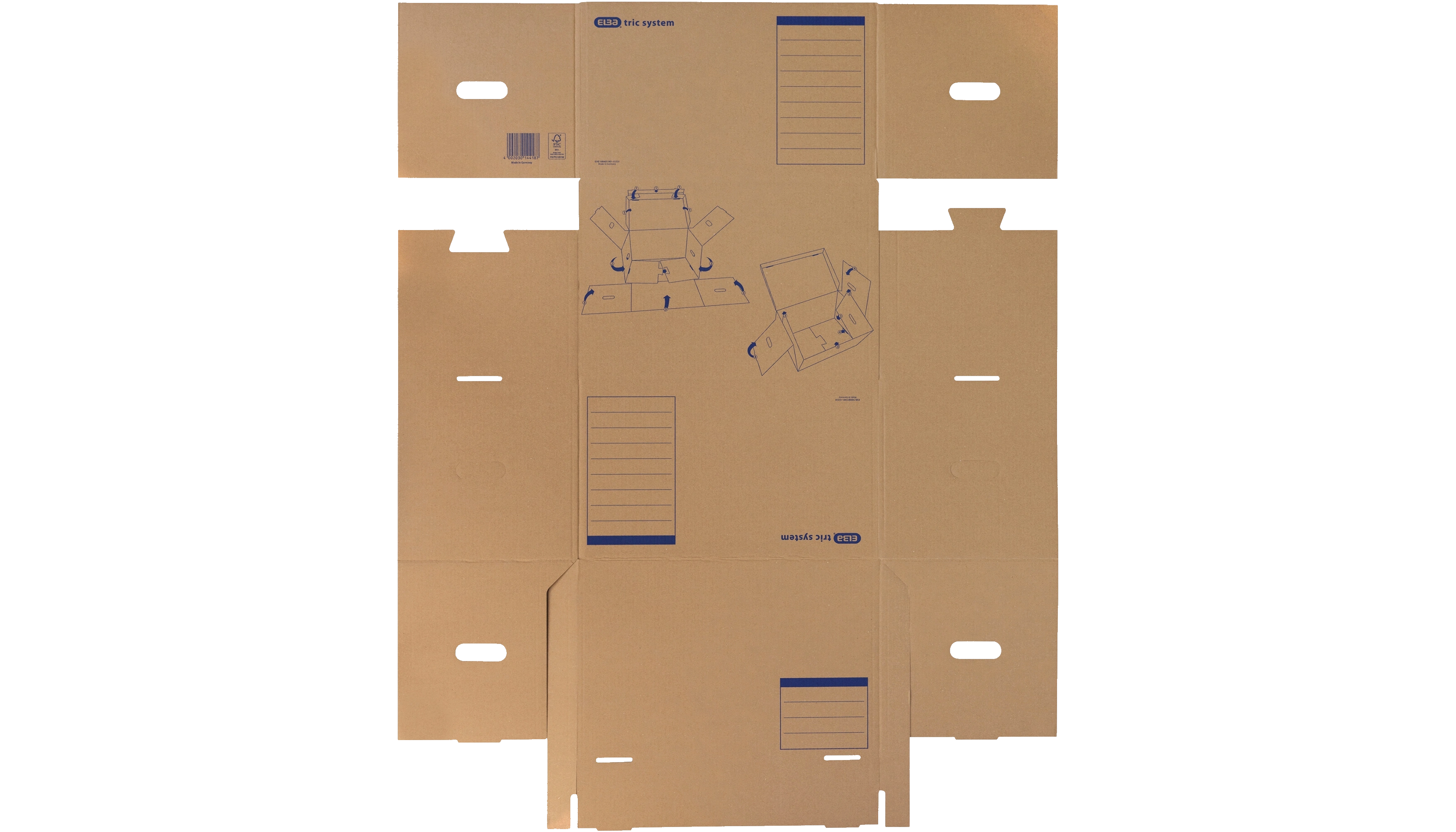 ELBA Archivbox tric 54,5 x 32 x 36 cm (B x H x T)  Wellpappe naturbraun