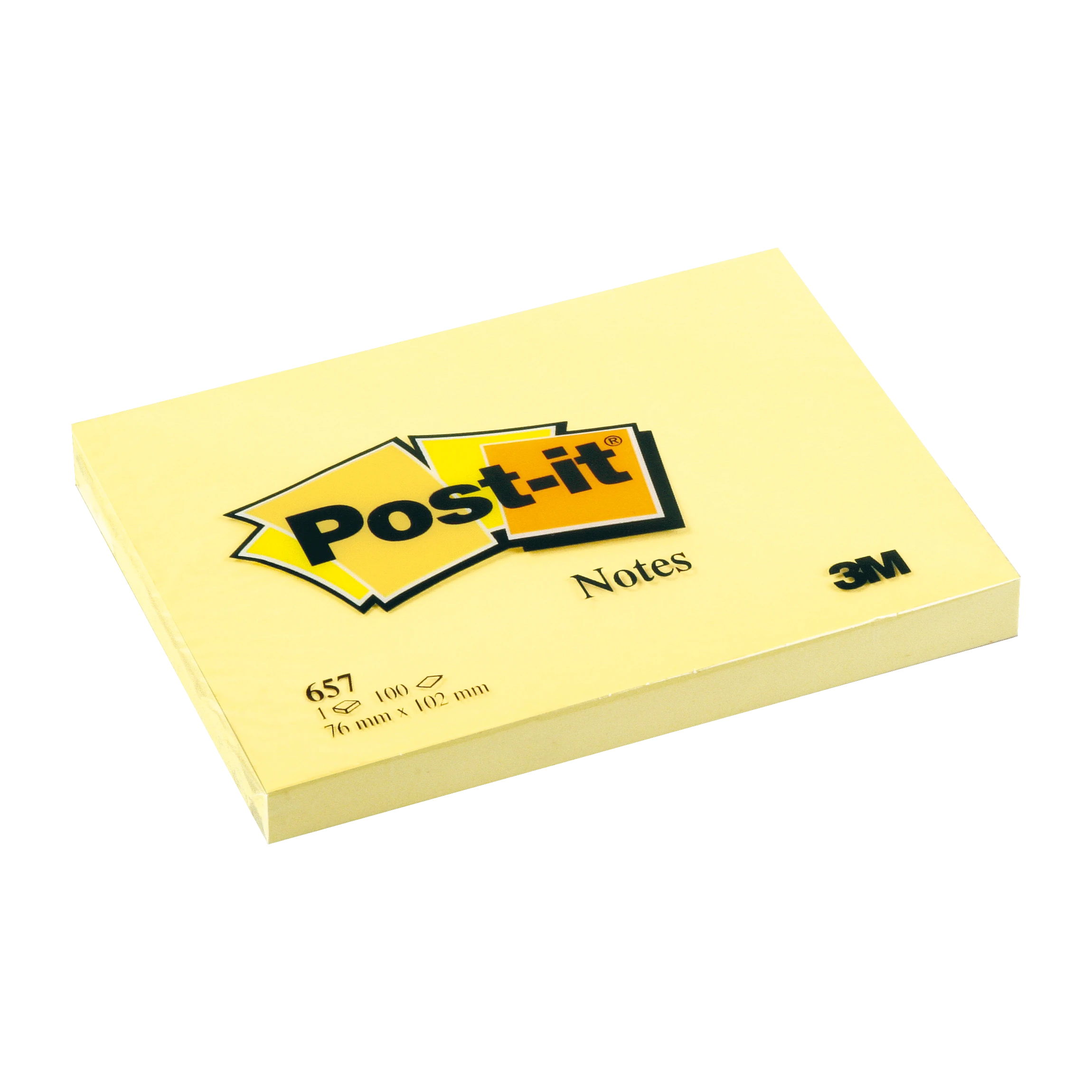 POST-IT Haftnotiz Notes 102x152mm gelb 1Pa=100Blatt