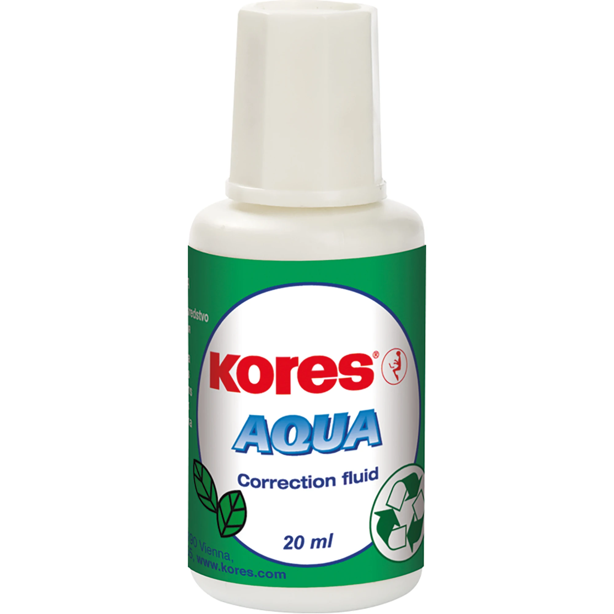 KORES® Korrekturflüssigkeit AQUA  20 ml weiß