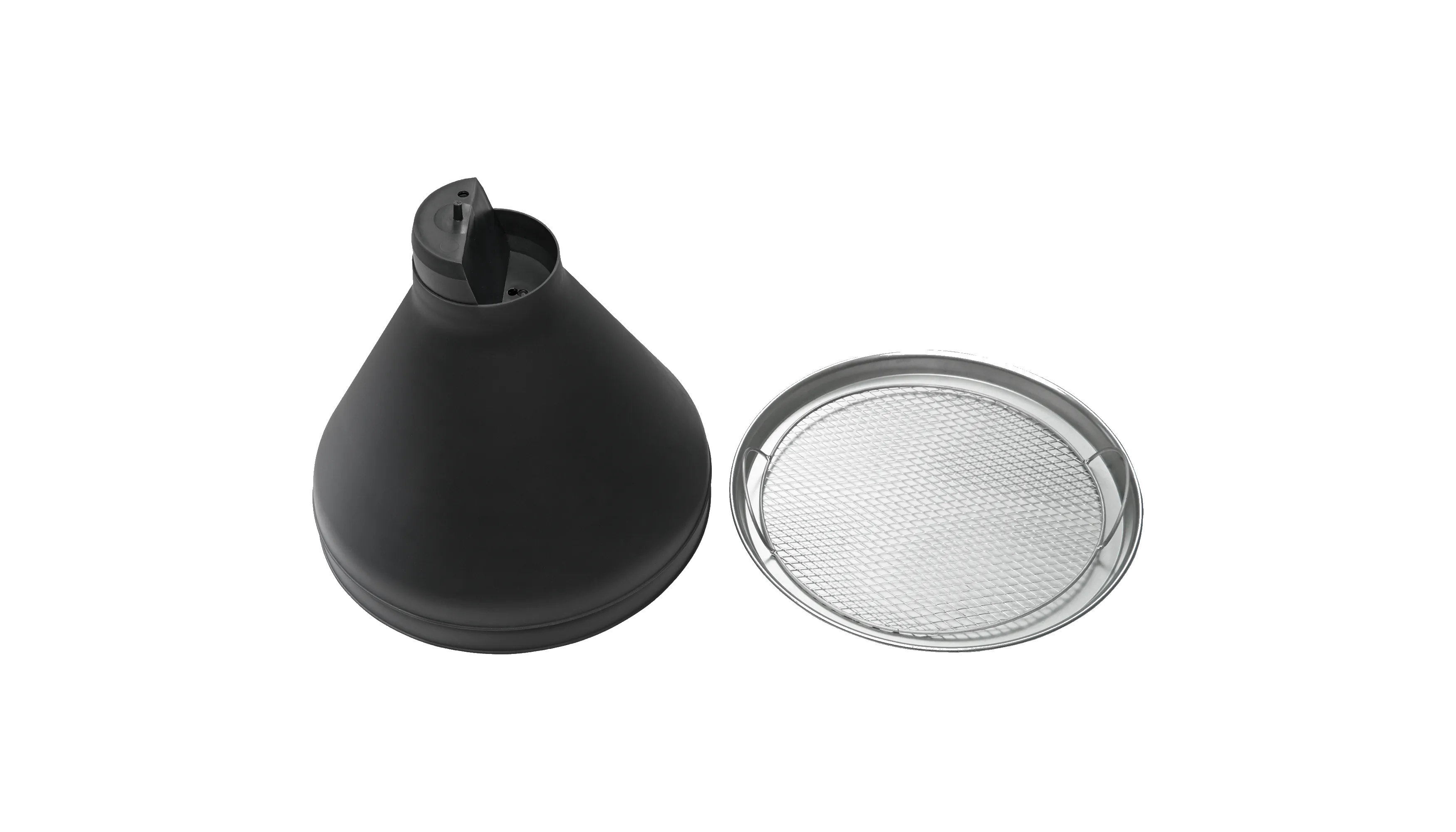 APS Standascher DIABOLO 40 x 60 cm (Ø x H)  inkl. 1,5 kg Sand Polypropylen/Metall verzinkt schwarz