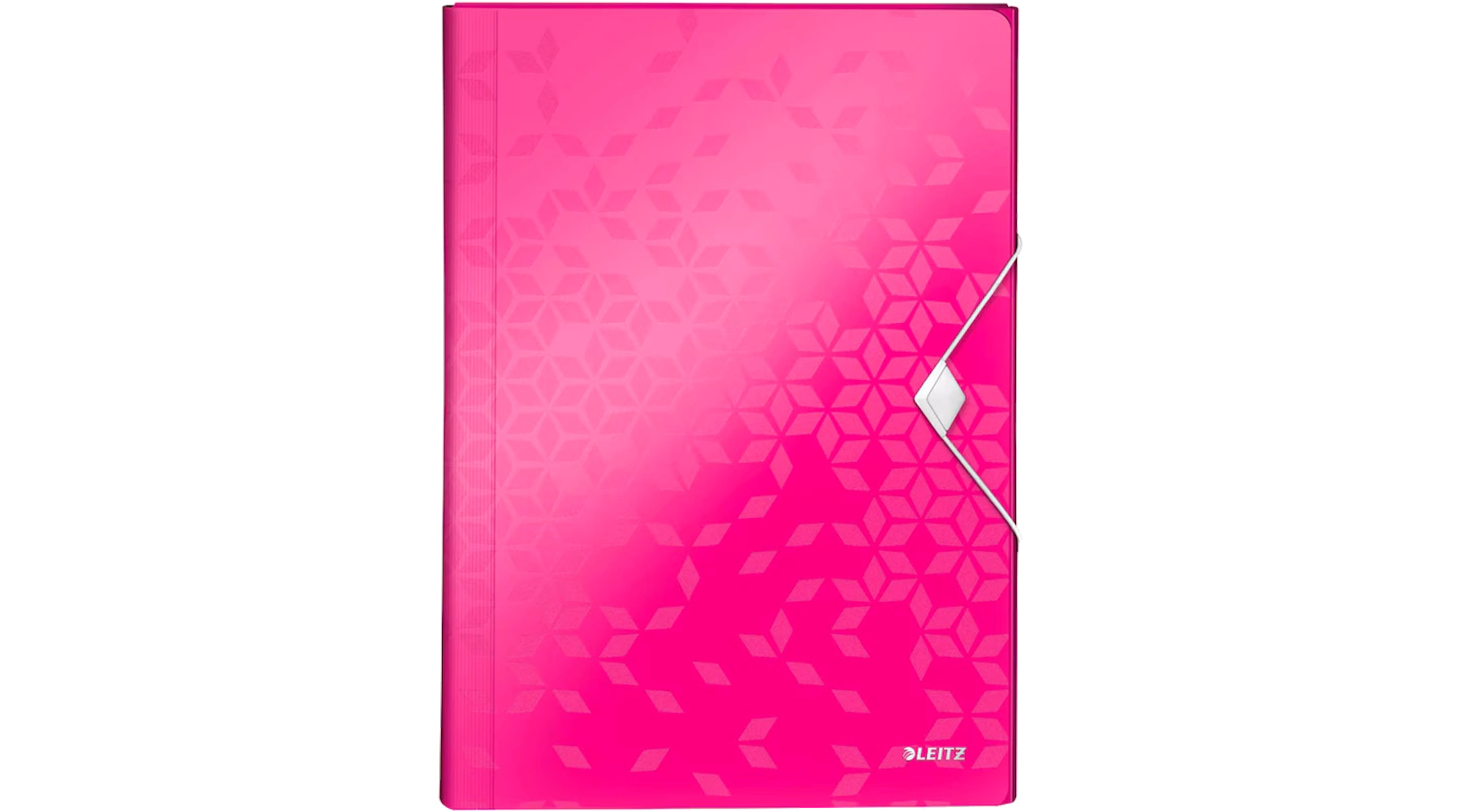 LEITZ Fächermappe WOW DIN A4 6 Fächer max. 250 Blatt Polypropylen Gummizugverschluss pink