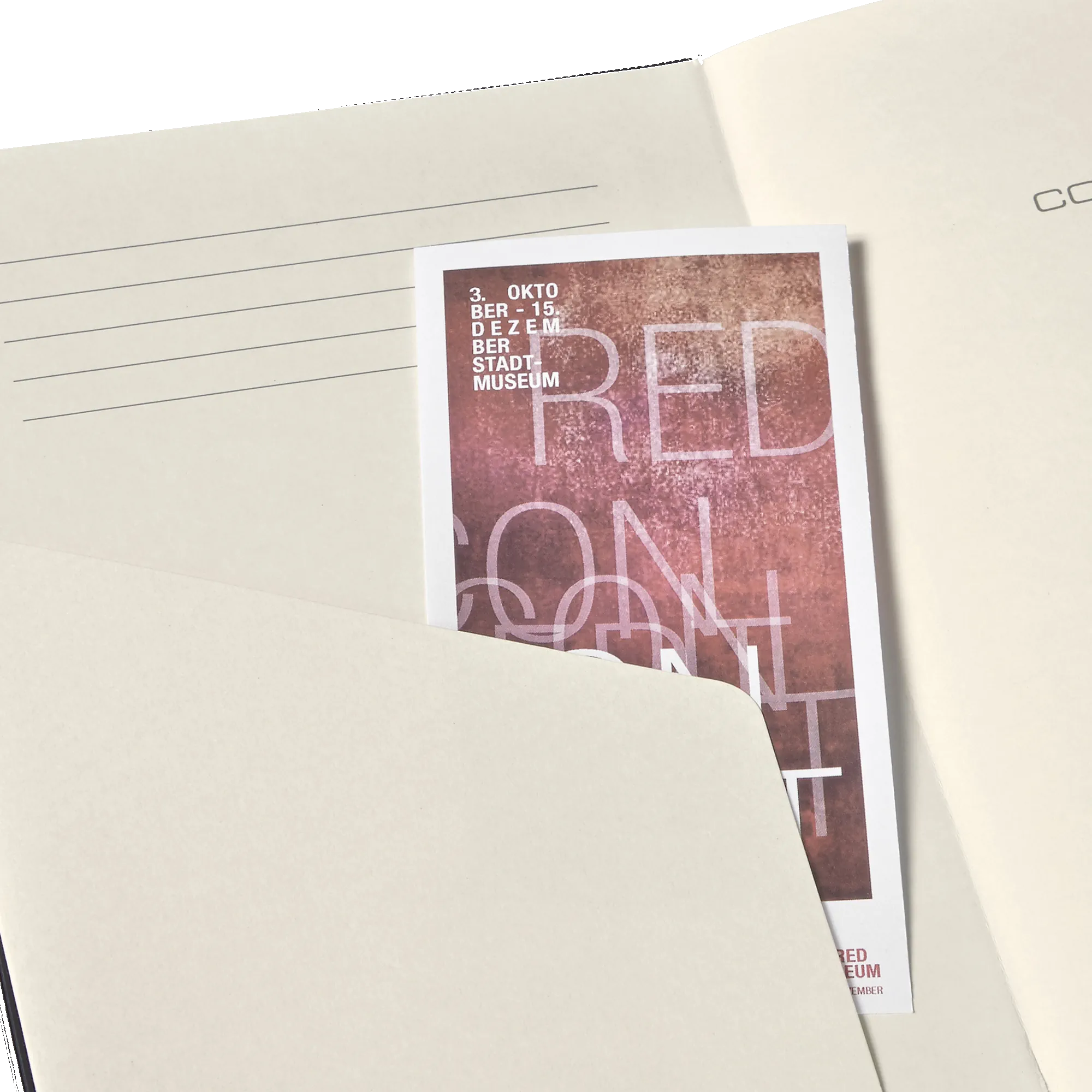 CONCEPTUM Notizbuch ca. DIN A4 liniert schwarz