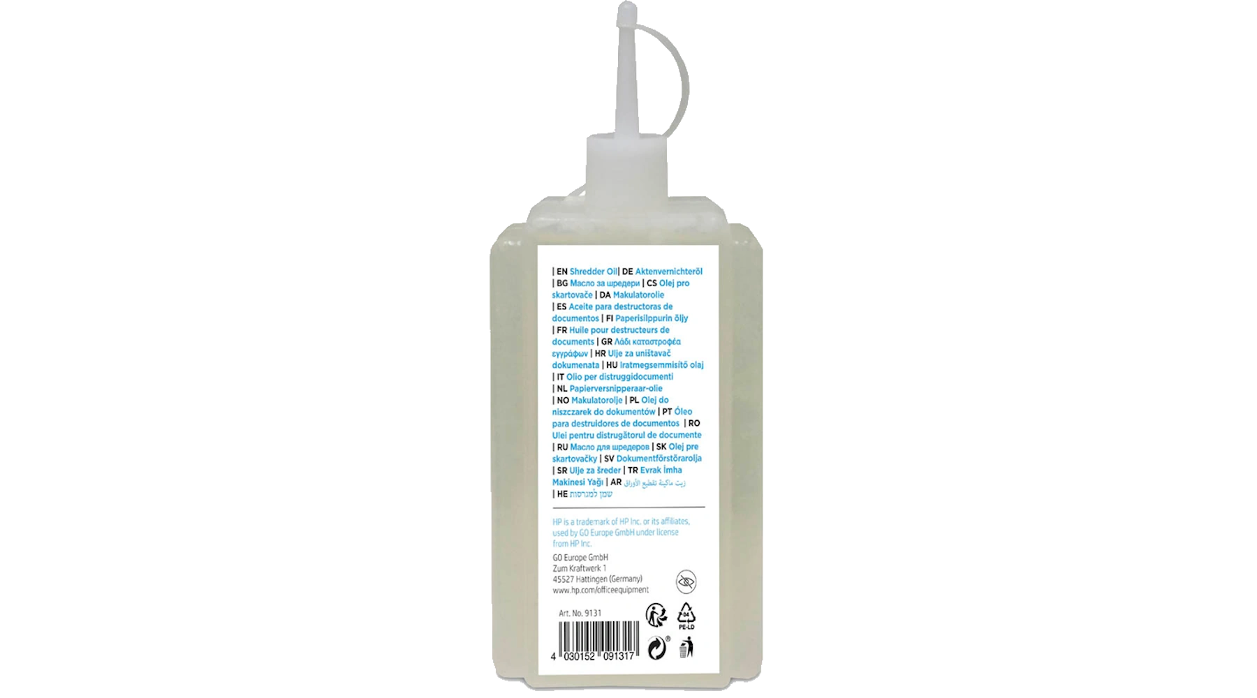 HP Aktenvernichter-Öl 120 ml
