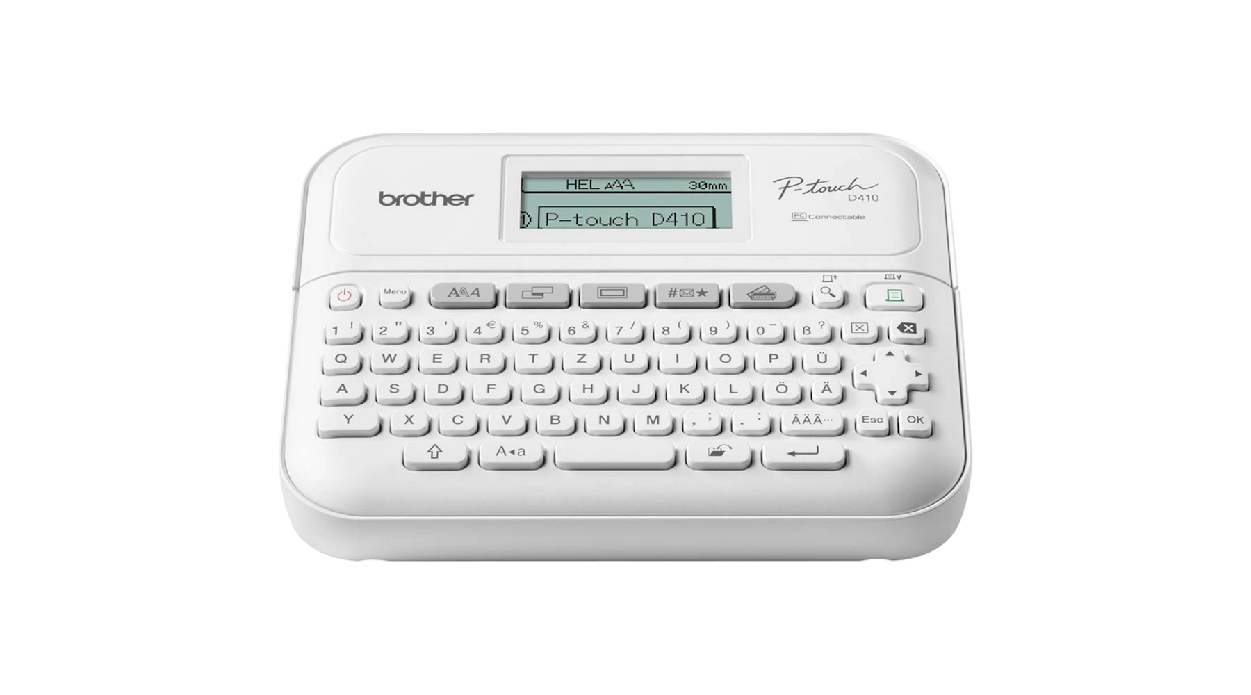 BROTHER P-touch D410VP Beschriftungsgerät weiß
