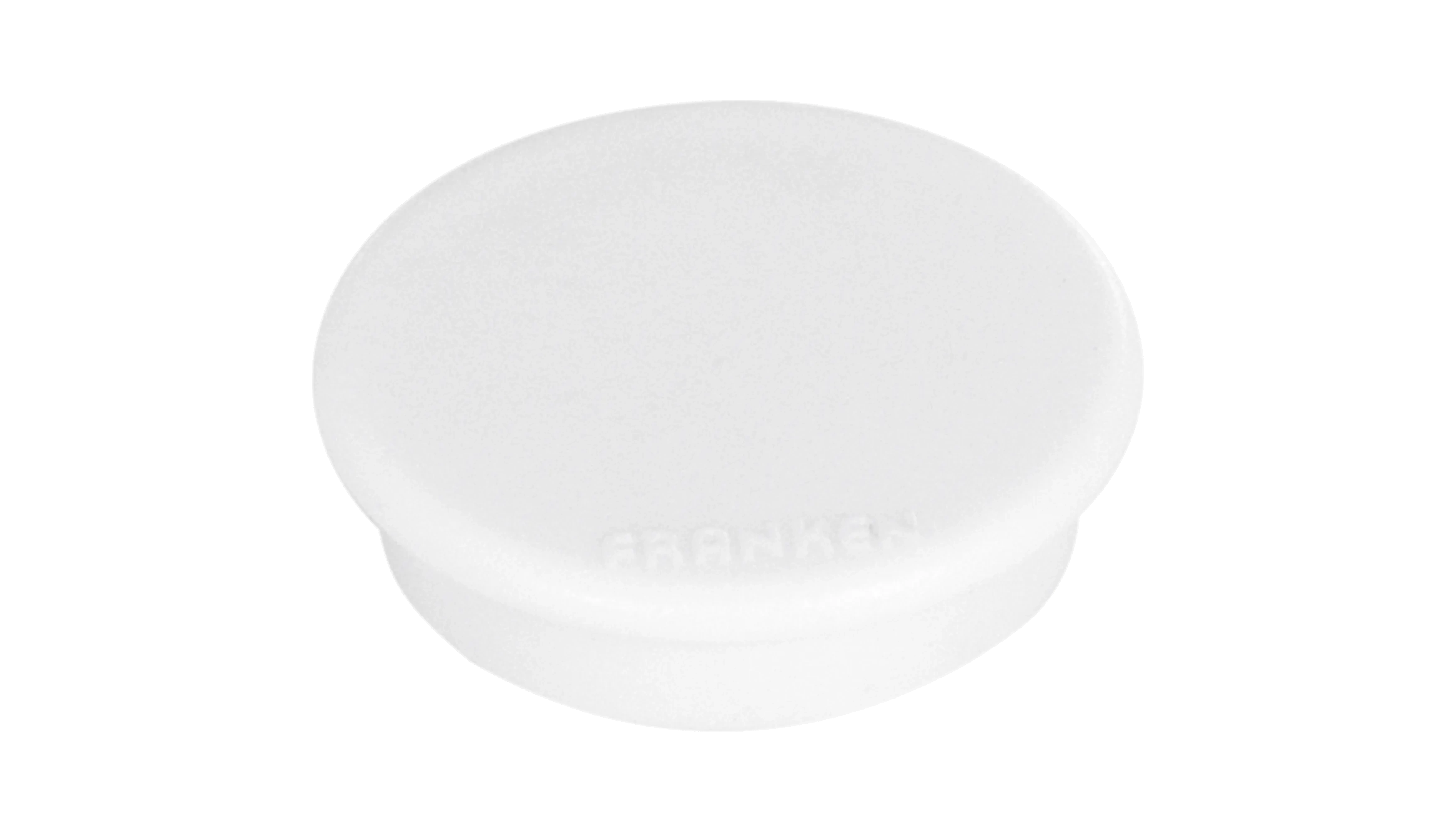 FRANKEN Magnet rund 32 mm 0,8 kg 10 Stück/Pack weiß