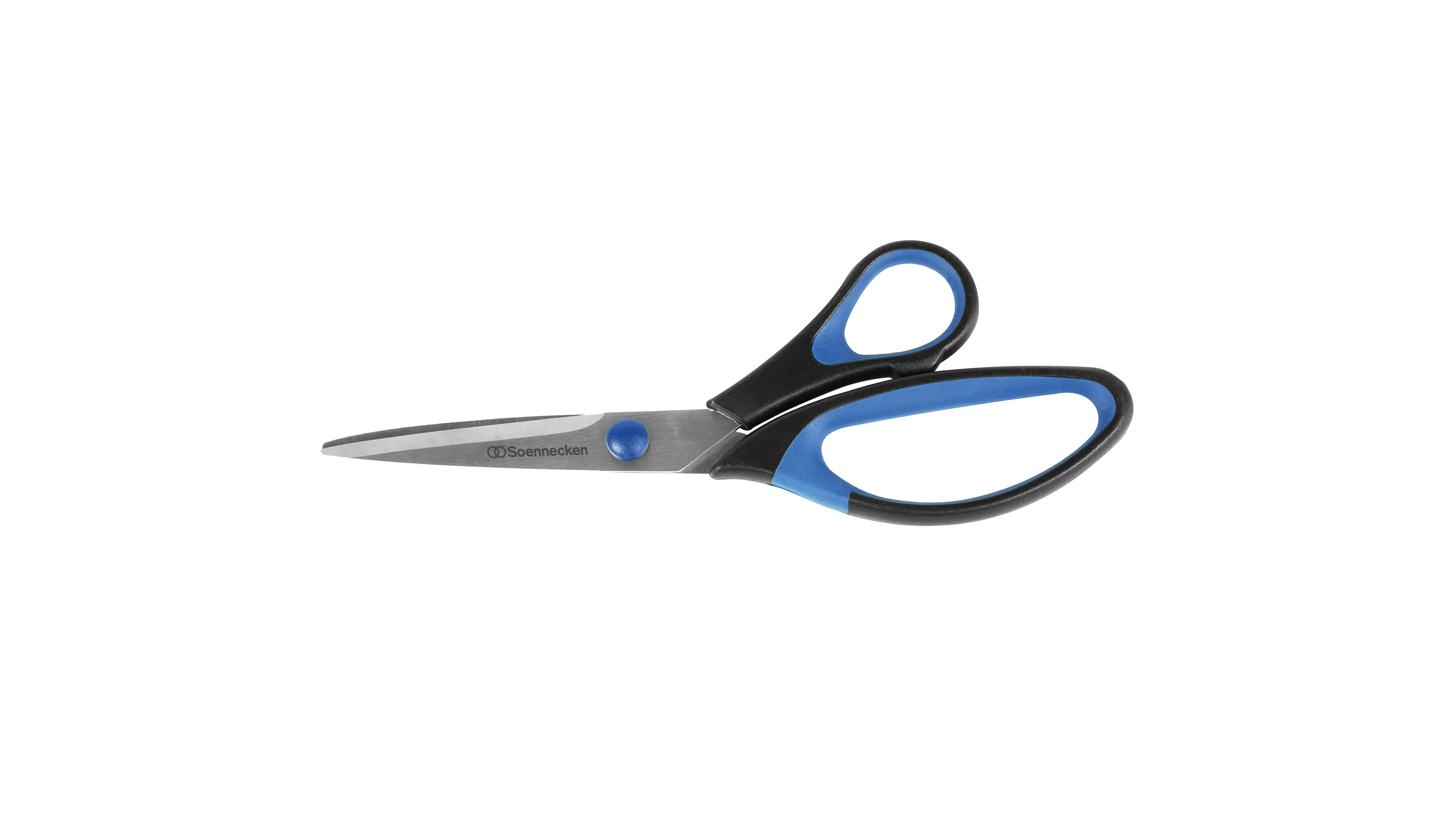 SOENNECKEN Universalschere asymmetrisch 20 cm Langauge spitz blau/schwarz