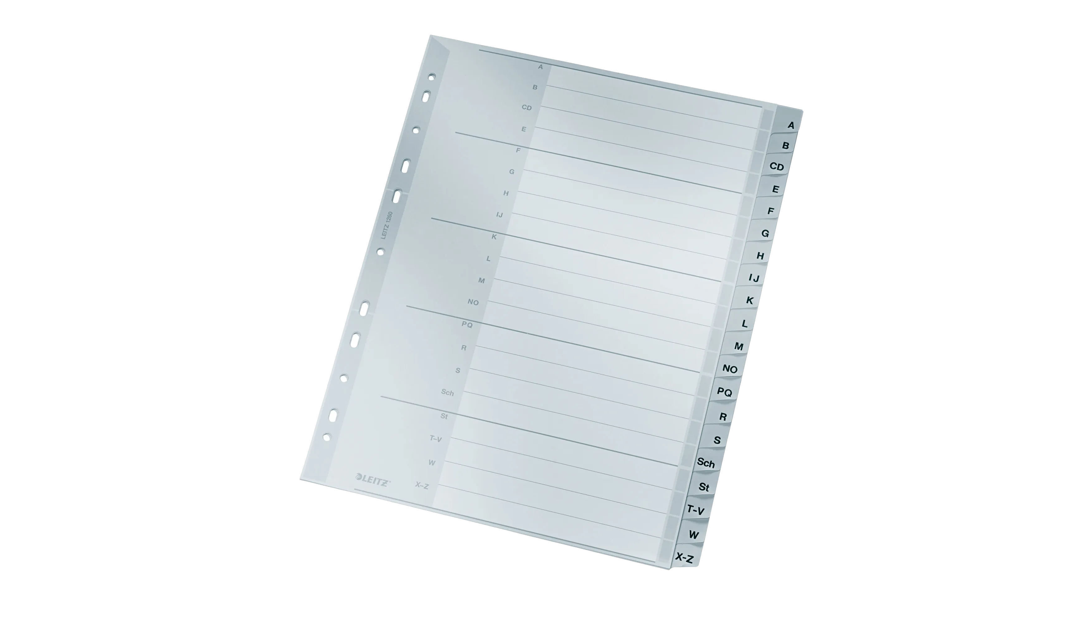 Leitz Ordneregister 23,8 x 29,7 cm DIN A4 20 Registerblätter