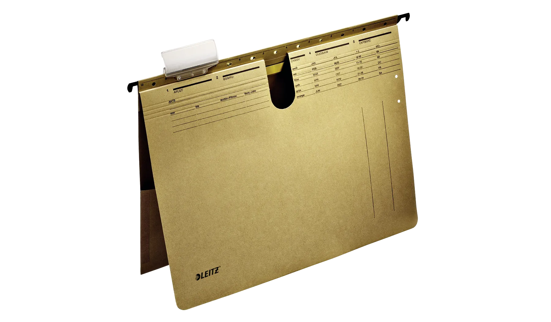 LEITZ Hängehefter ALPHA® DIN A4 naturbraun 25 Stück/Pack