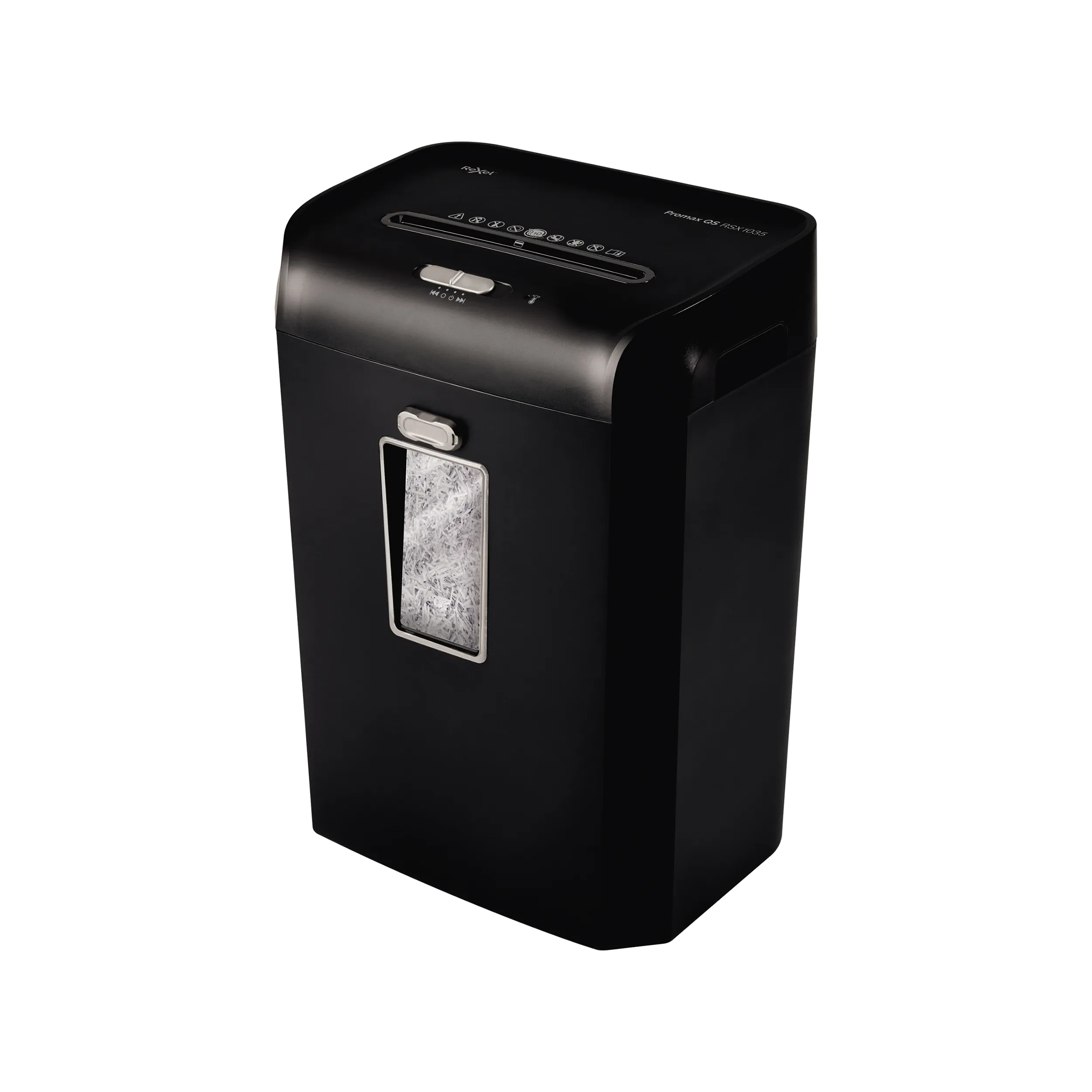 REXEL® Aktenvernichter ProMax RSX1035 Partikelschnitt P-4 schwarz