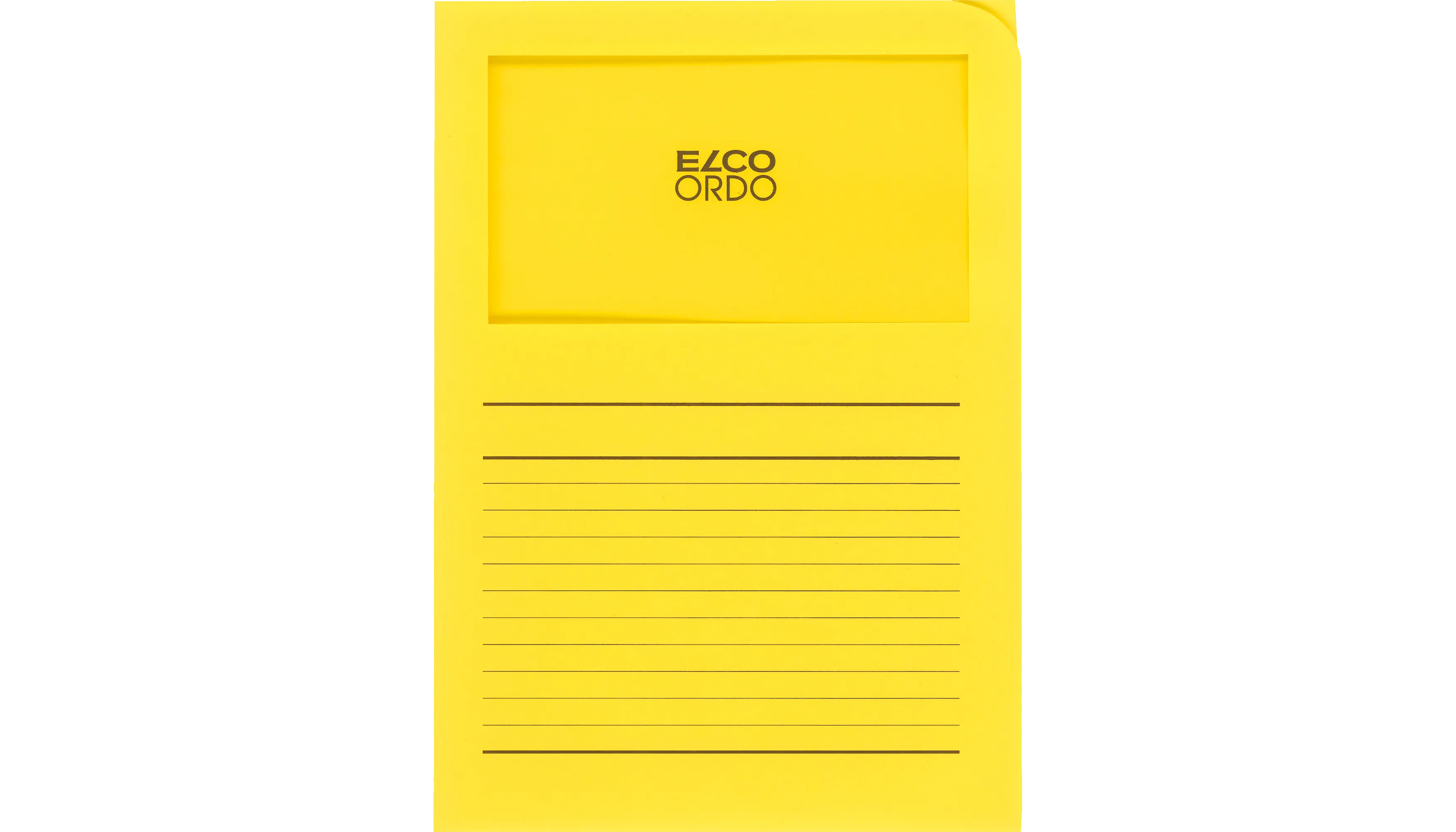 ELCO Sichtmappen Ordo classico DIN A4 120g/qm 1Pack=100Stück intensivgelb