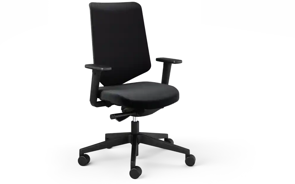 HUG.Y Bürodrehstuhl schwarz-schwarz