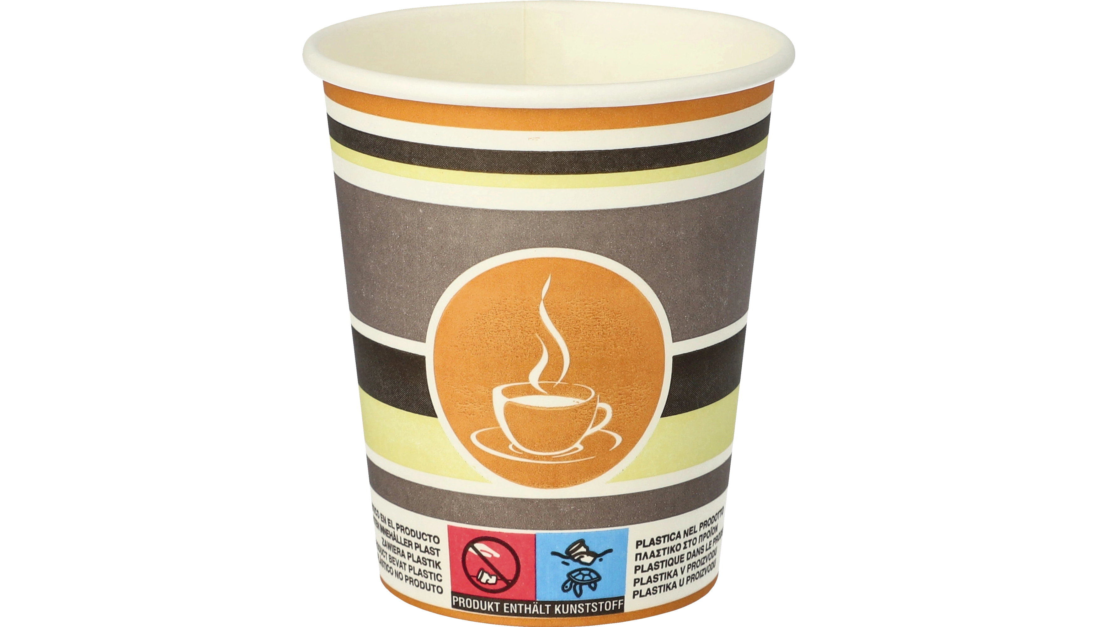 PAPSTAR Trinkbecher Coffee To Go 200 ml 50 Stück/Pack mehrfarbig