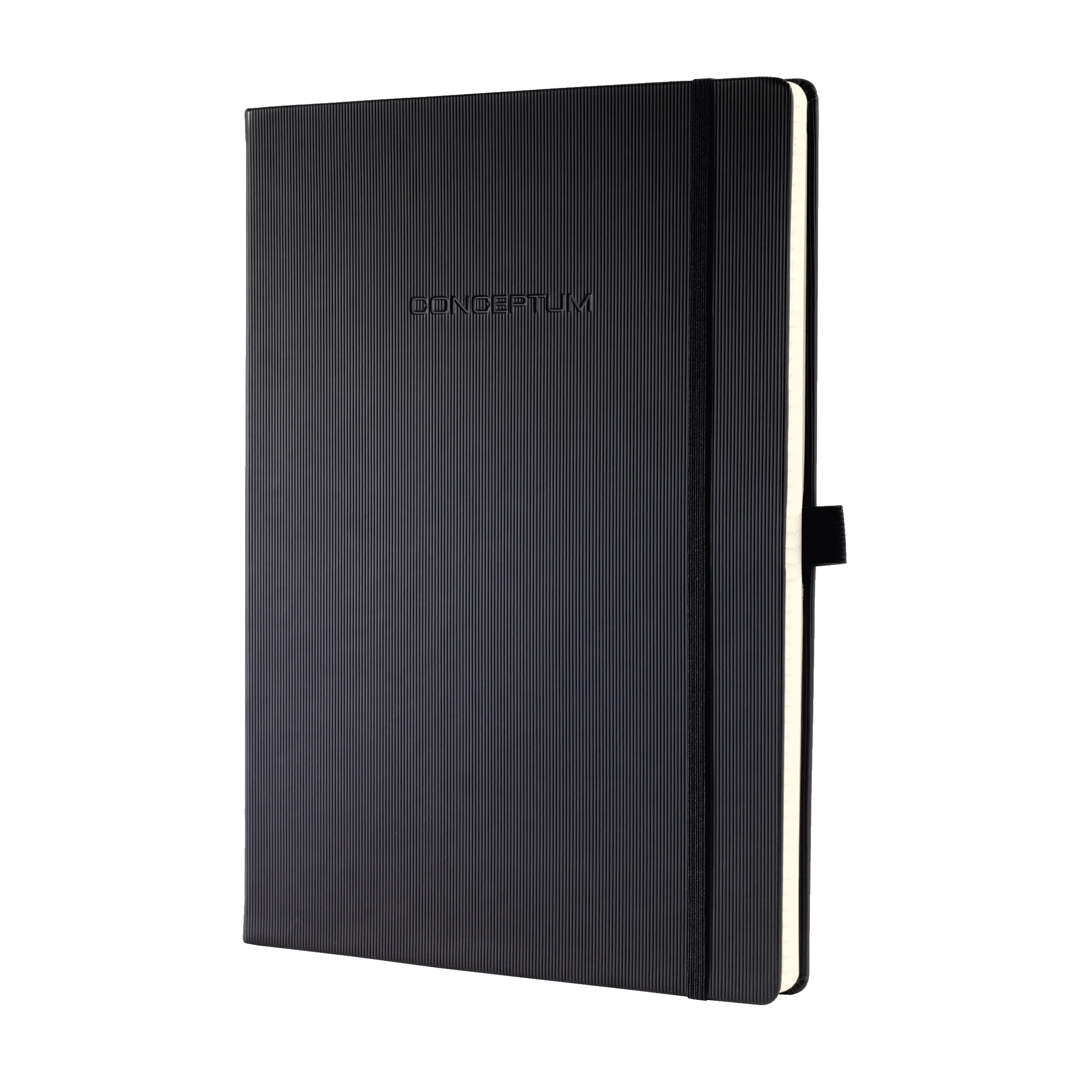 CONCEPTUM Notizbuch ca. DIN A4 liniert schwarz