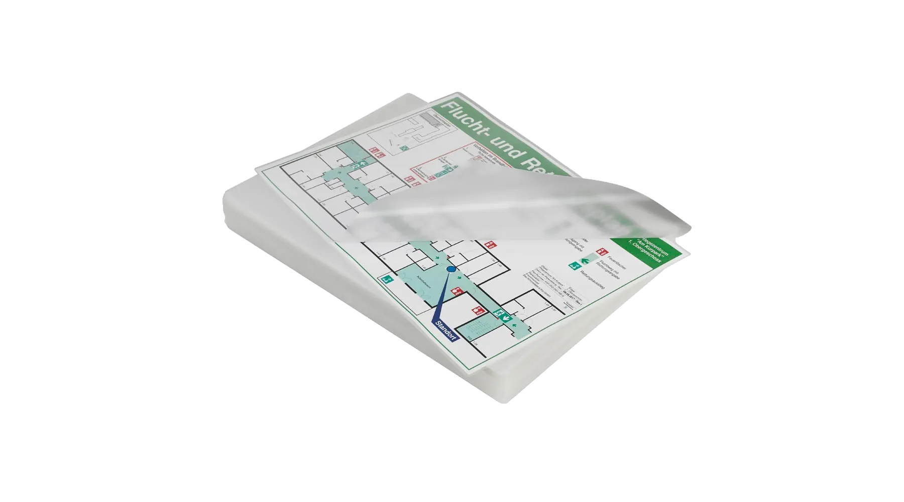 Laminierfolie DIN A3 125 micron glänzend transparent  100 Stück pro Packung