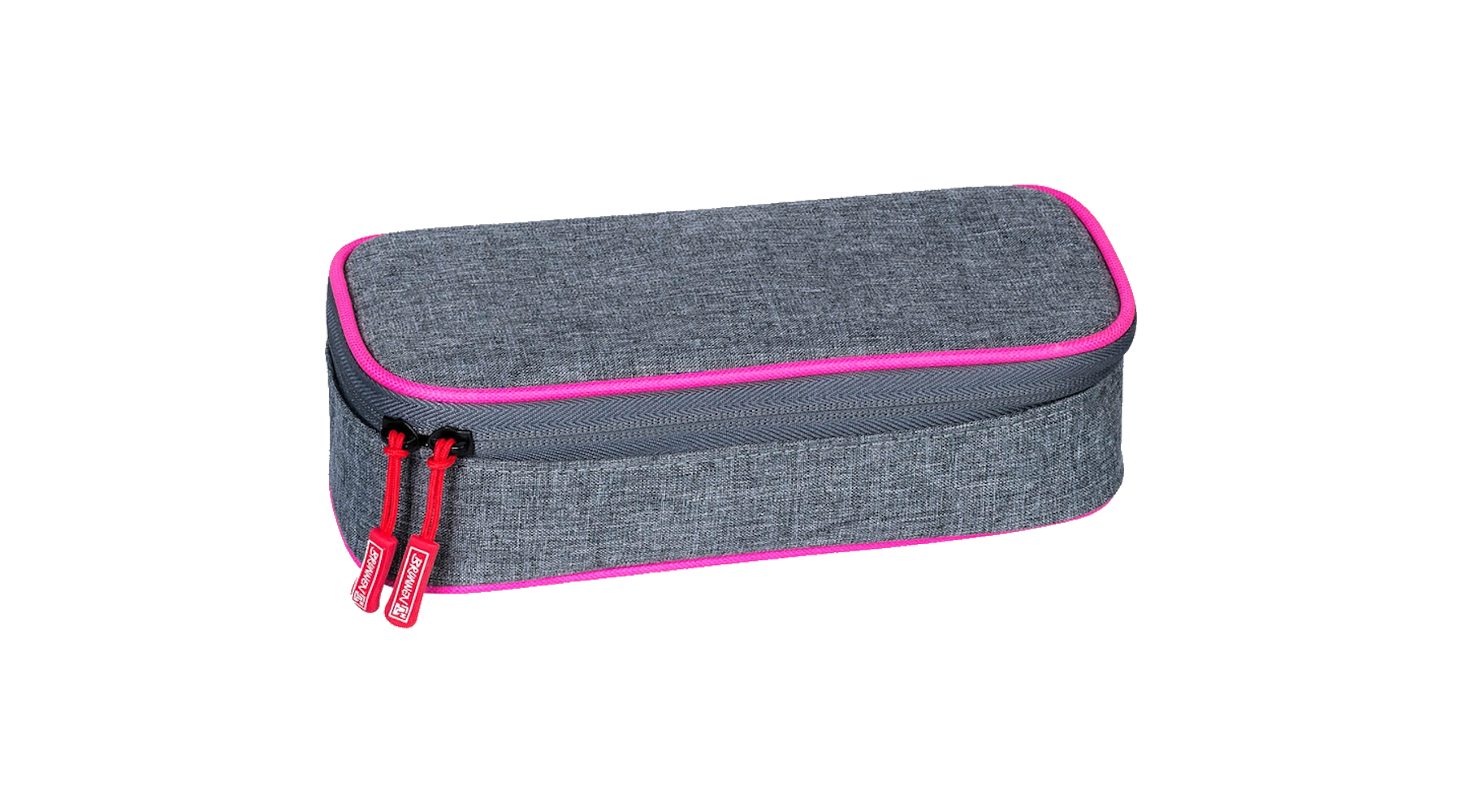 BRUNNEN Schreibgeräte-Etui Stone 22 x 6 x 11 cm (B x H x T) Stoff pink