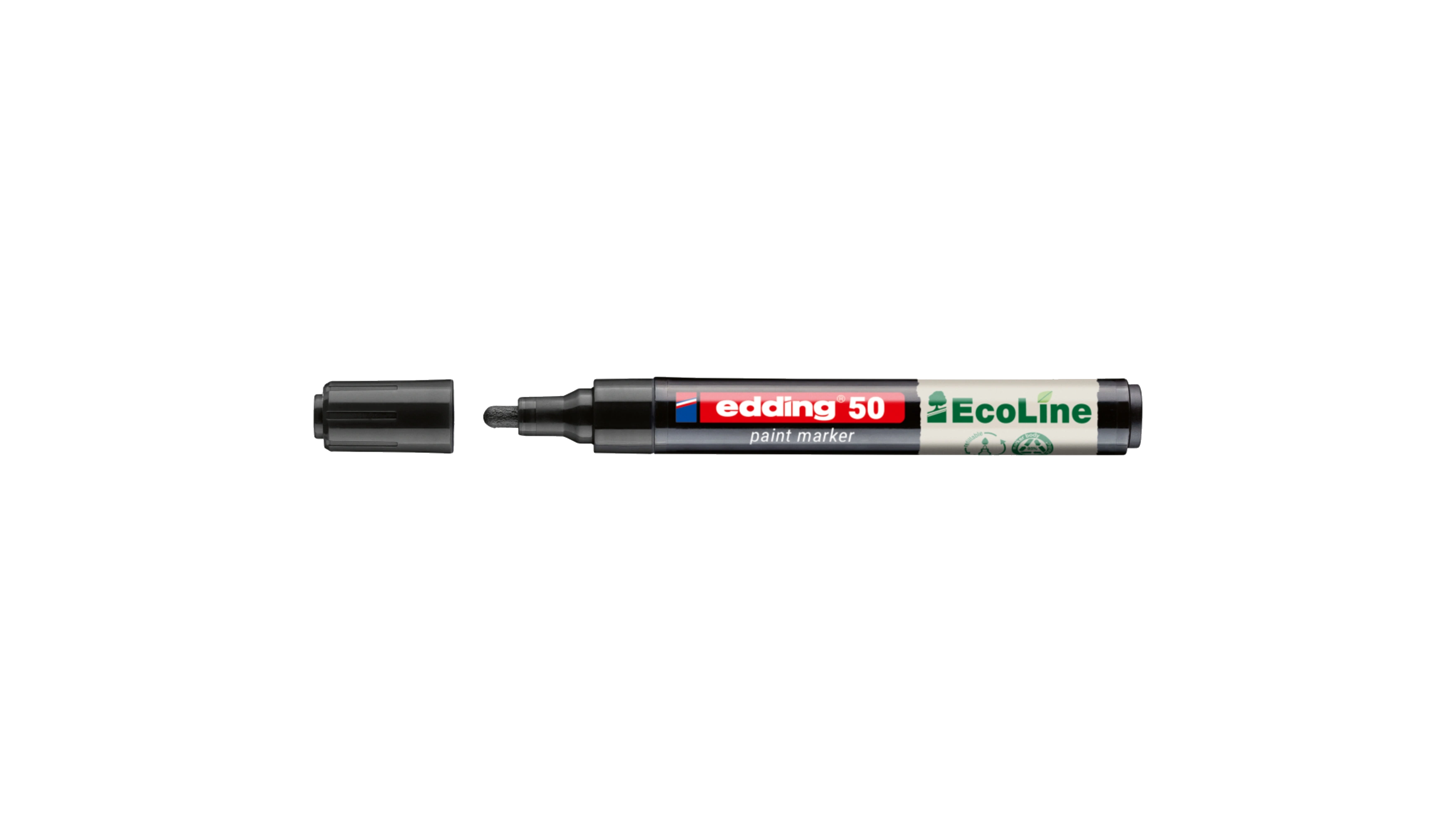 EDDING Lackmarker 50 EcoLine  2-3 mm Rundspitze schwarz