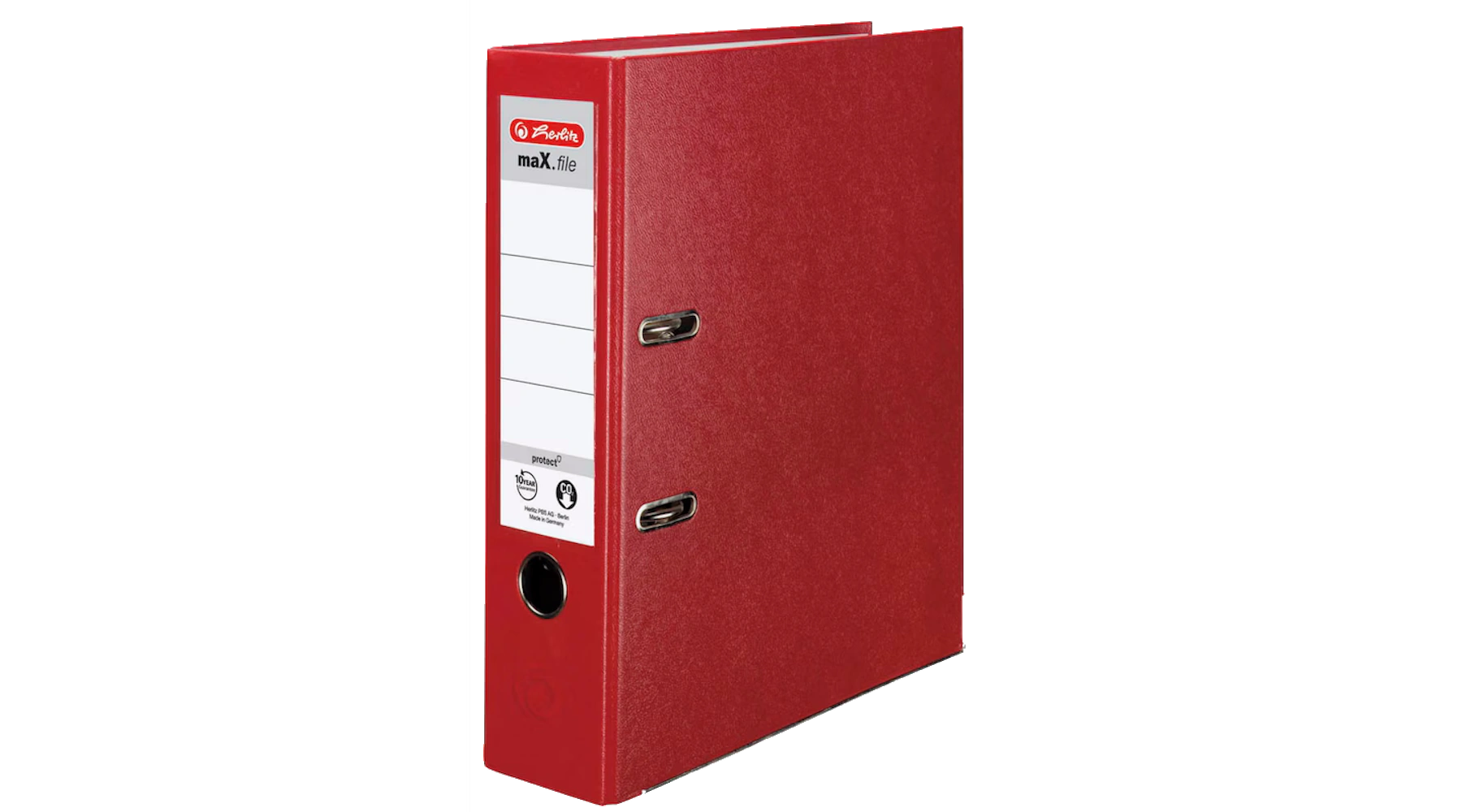 HERLITZ Ordner maX.file protect Kunststoff DIN A4 80 mm rot