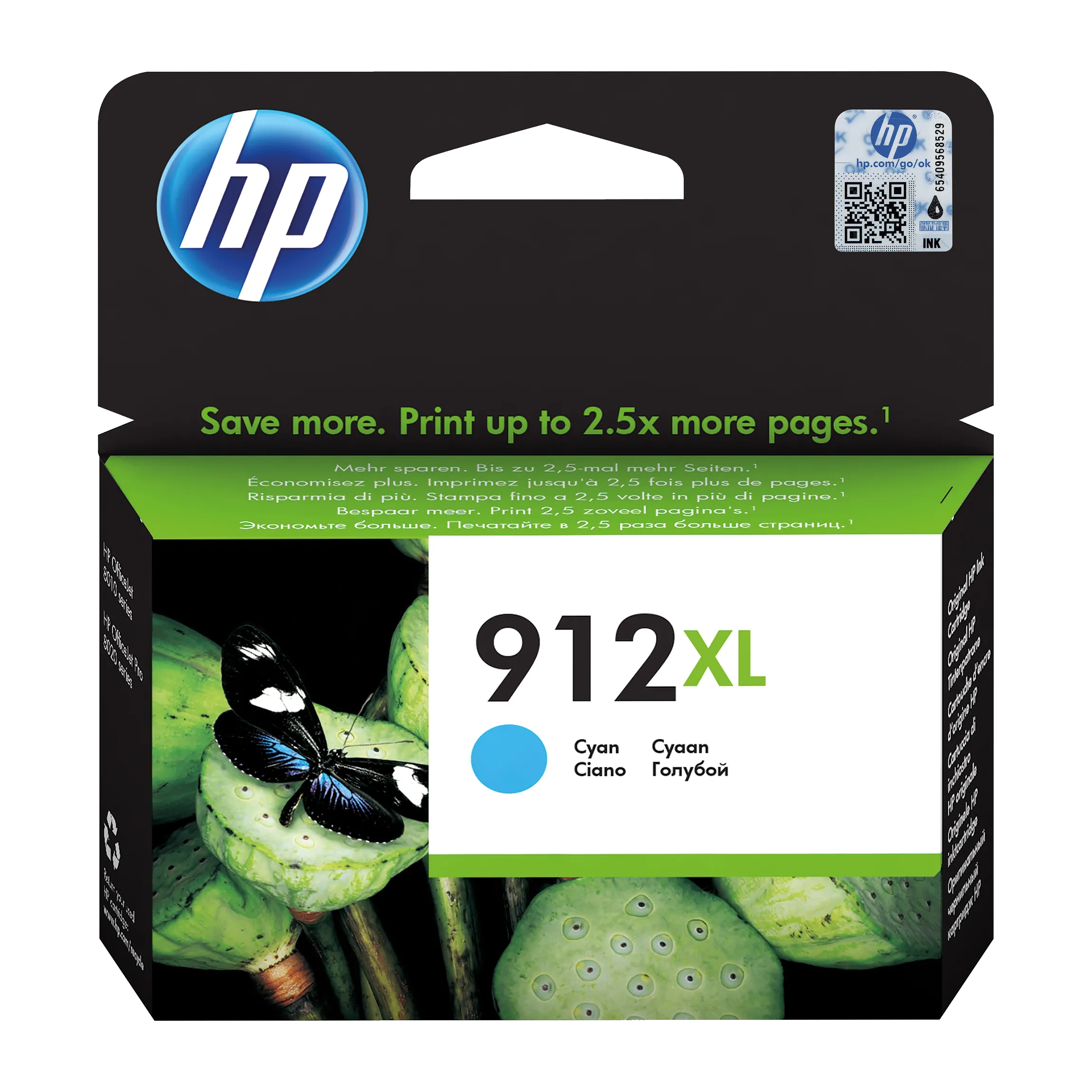 HP Tintenpatrone 912XL cyan 825 Seiten