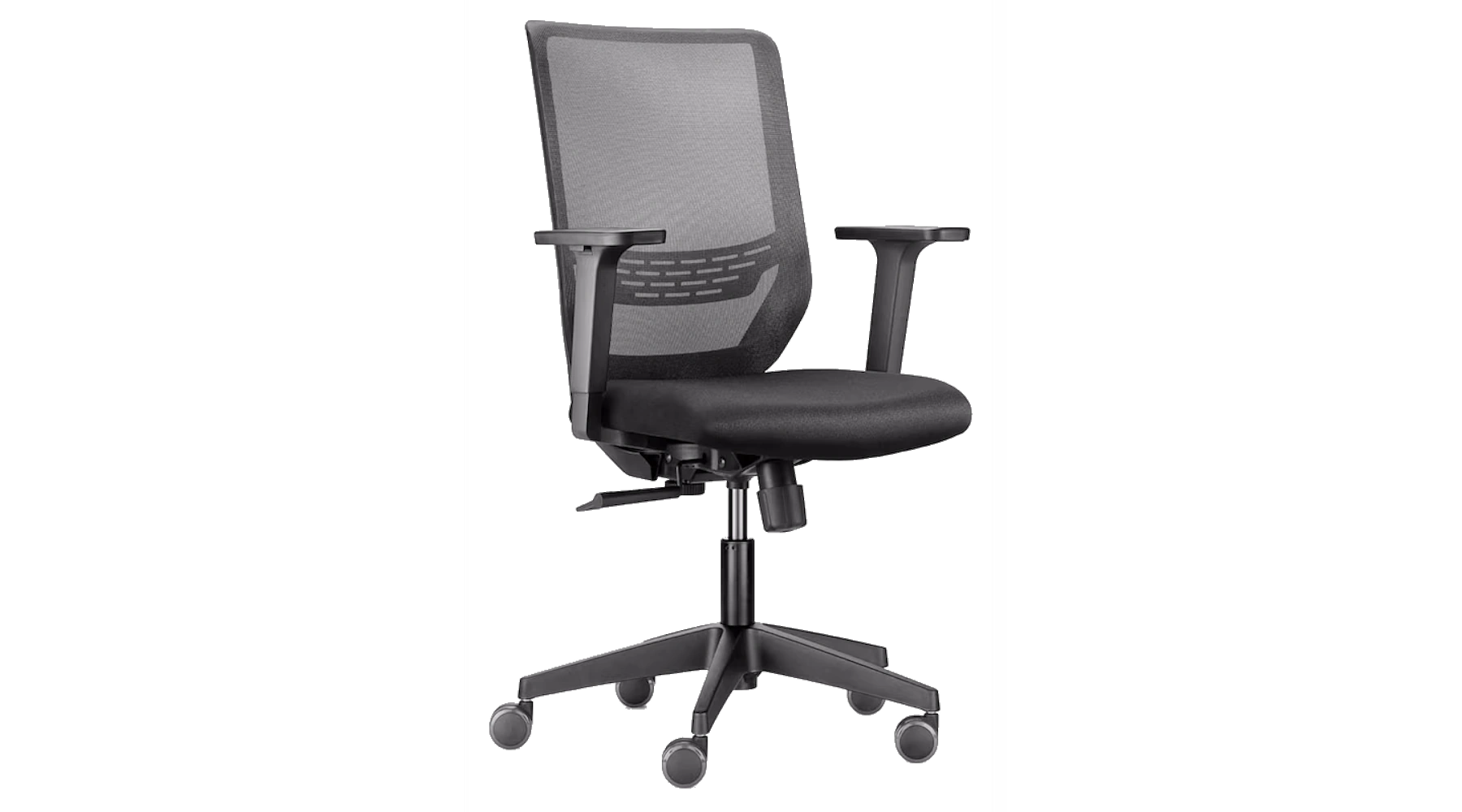 TRENDOFFICE by Dauphin Bürostuhl to-sync work mesh one Gestell und Stoff schwarz