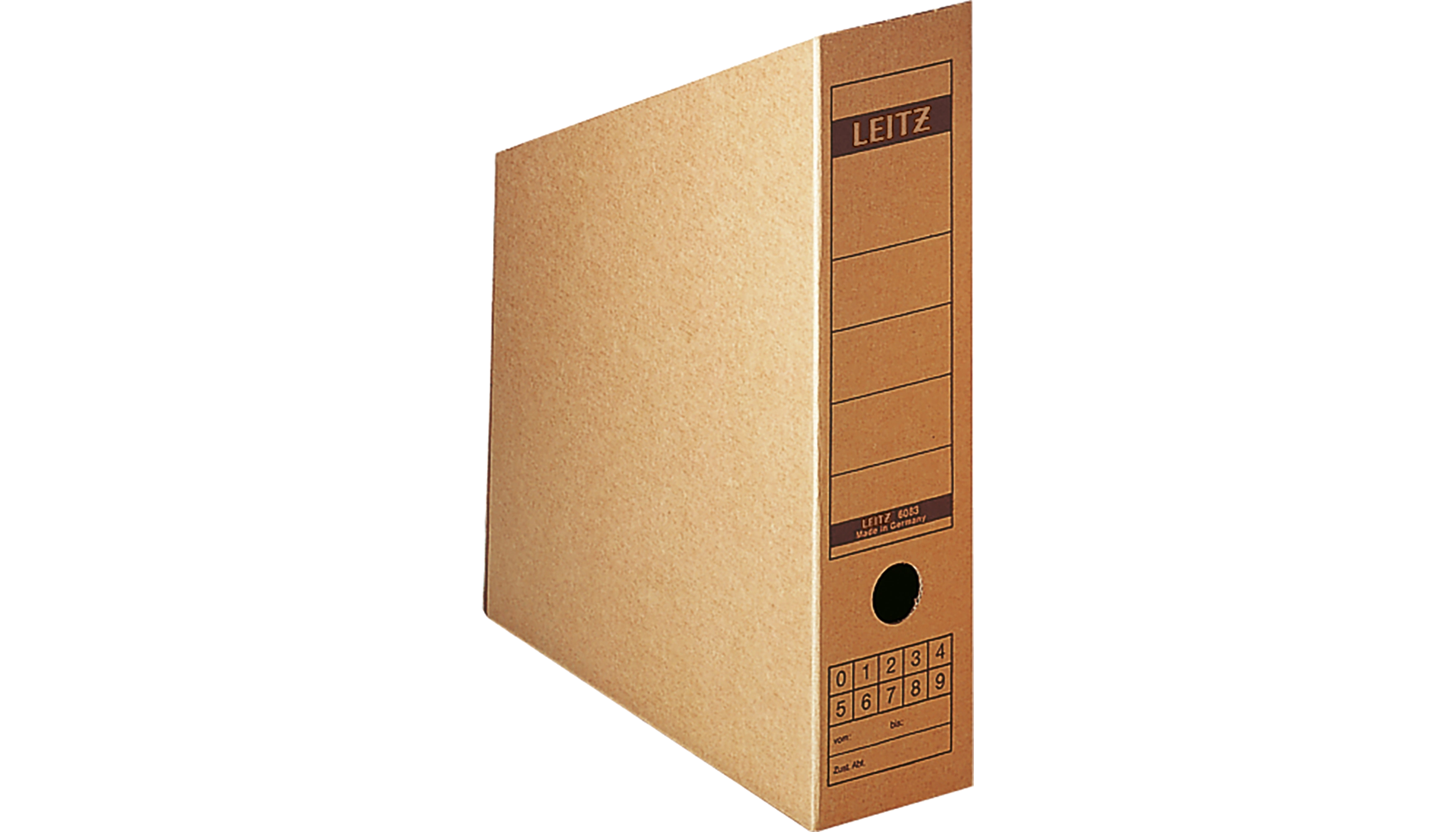 LEITZ Stehsammler DIN A4 Wellpappen naturbraun