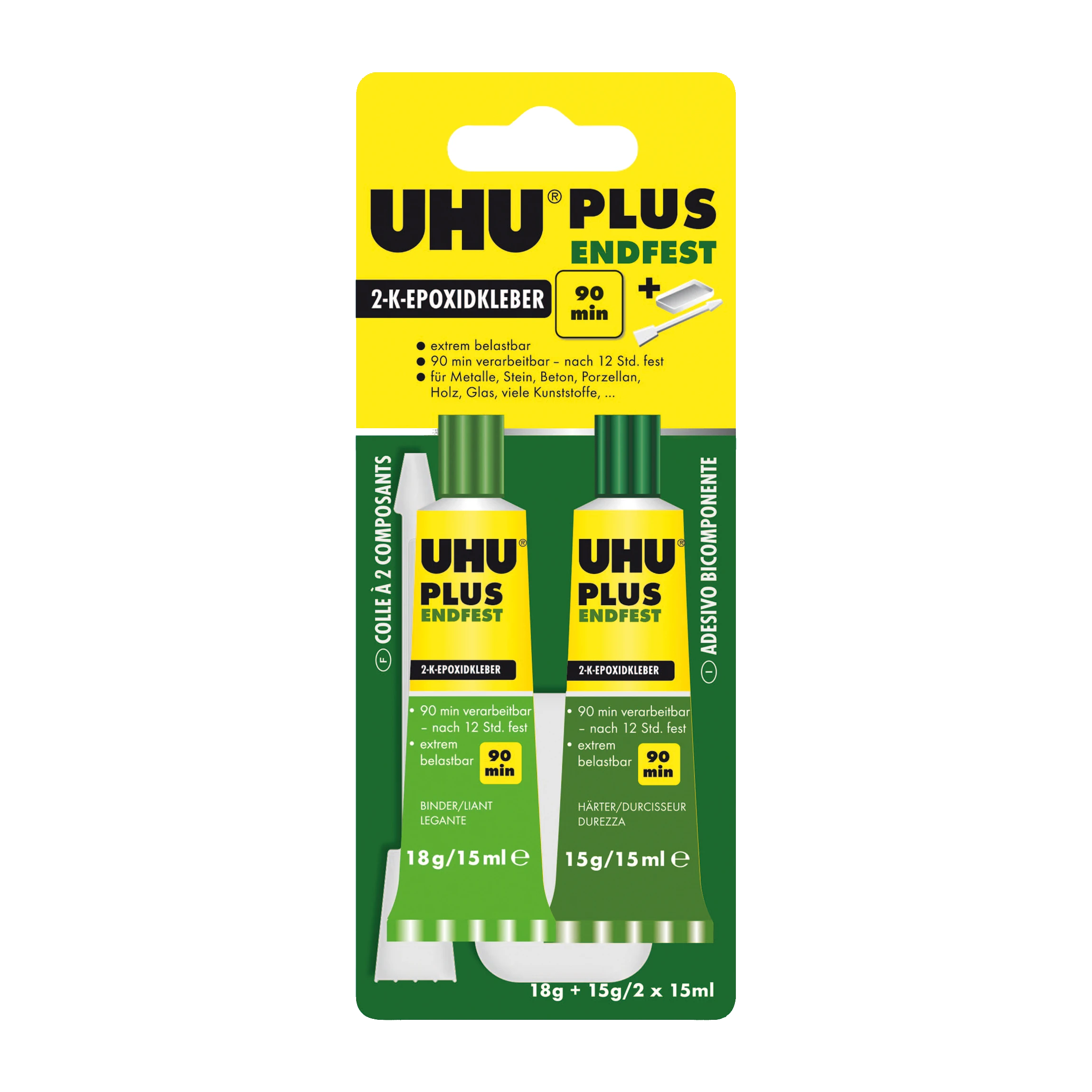 UHU Zweikomponentenkleber PLUS ENDFEST 33 g 