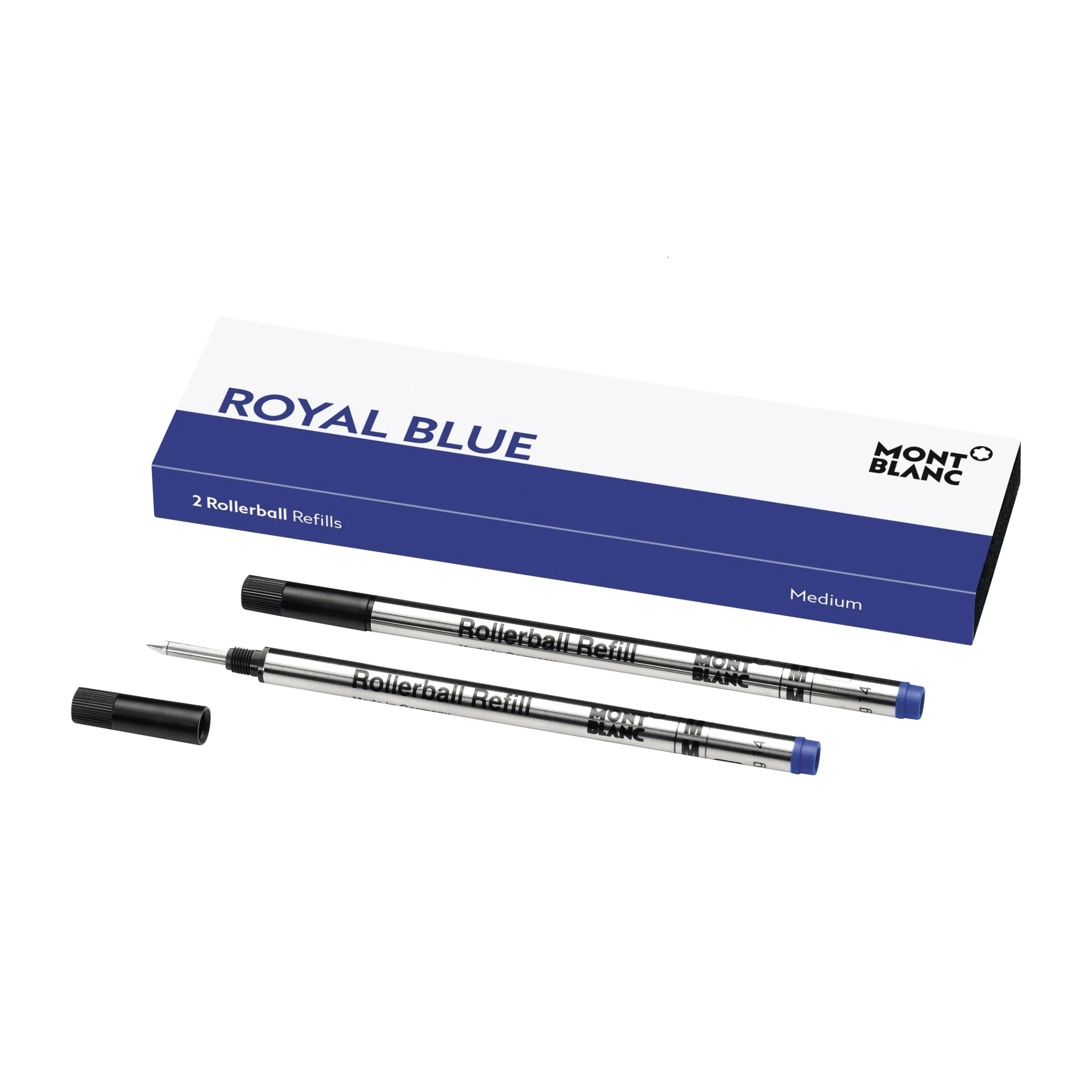 MONTBLANC Tintenrollermine royal blue 2 Stück/Pack 