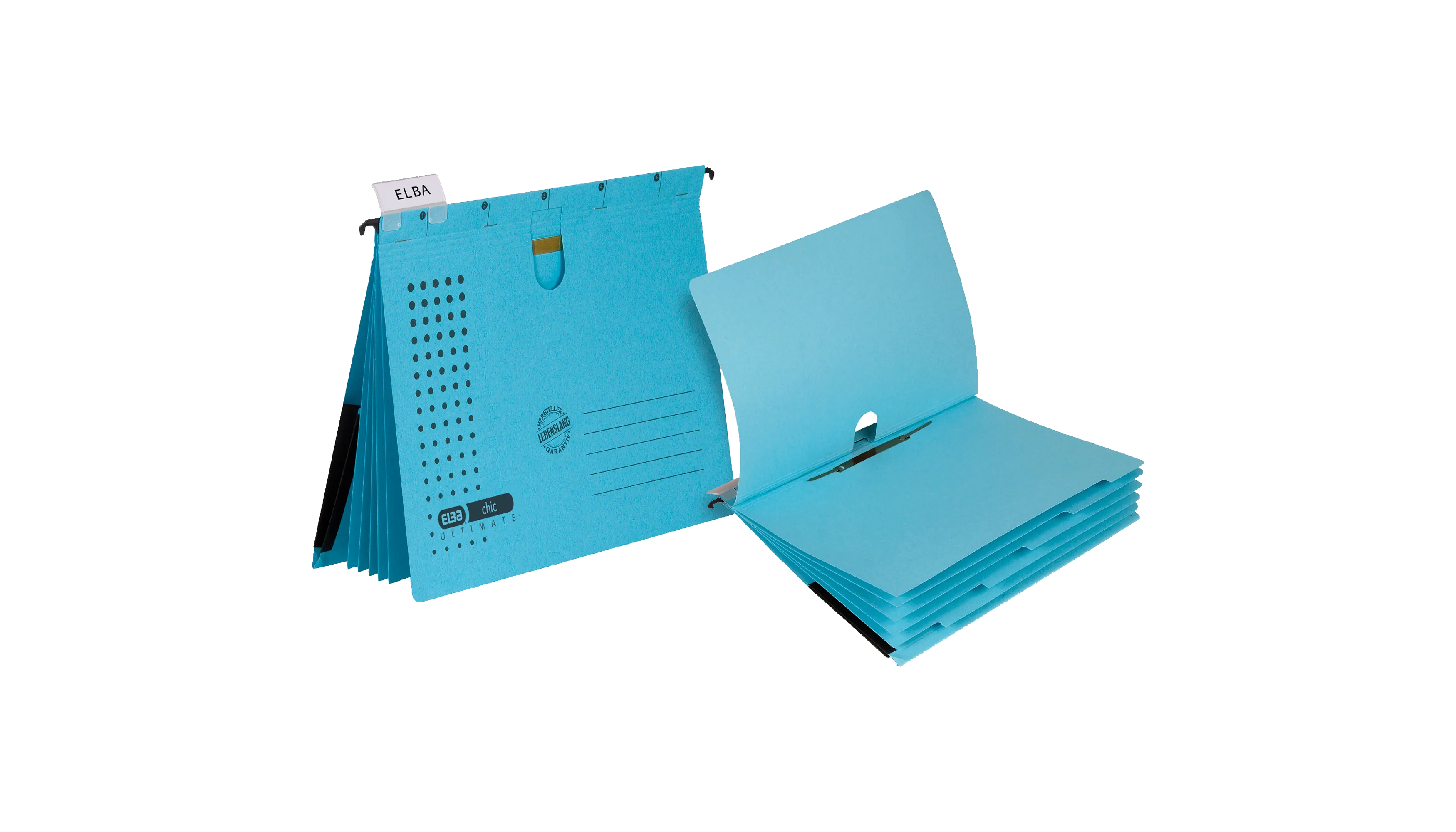 ELBA Organisationshefter chic ULTIMATE® DIN A4  5 Stück/Pack blau